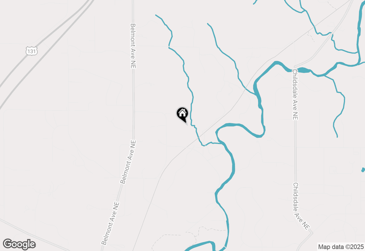 Map of 7300 Packer Drive Ne, Belmont, MI 49306