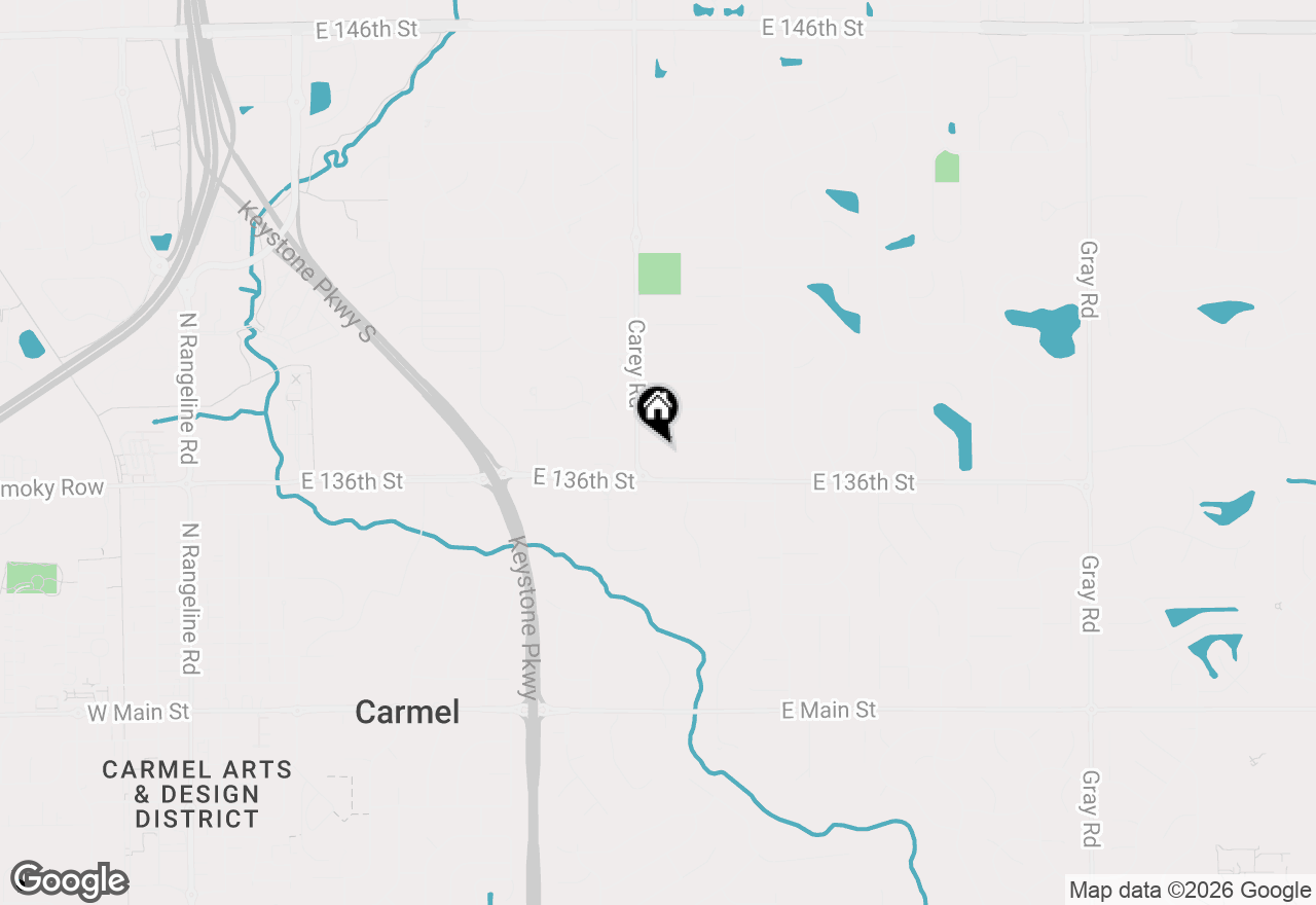 Map of 3315 Beech Drive, Carmel, IN 46033