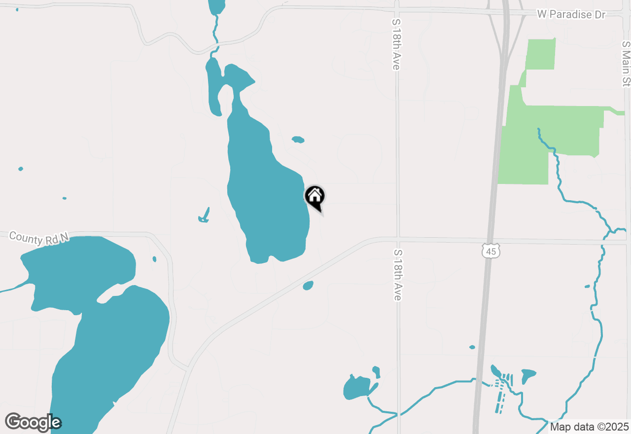 Map of 5337 Quaas Dr, West Bend, WI 53095