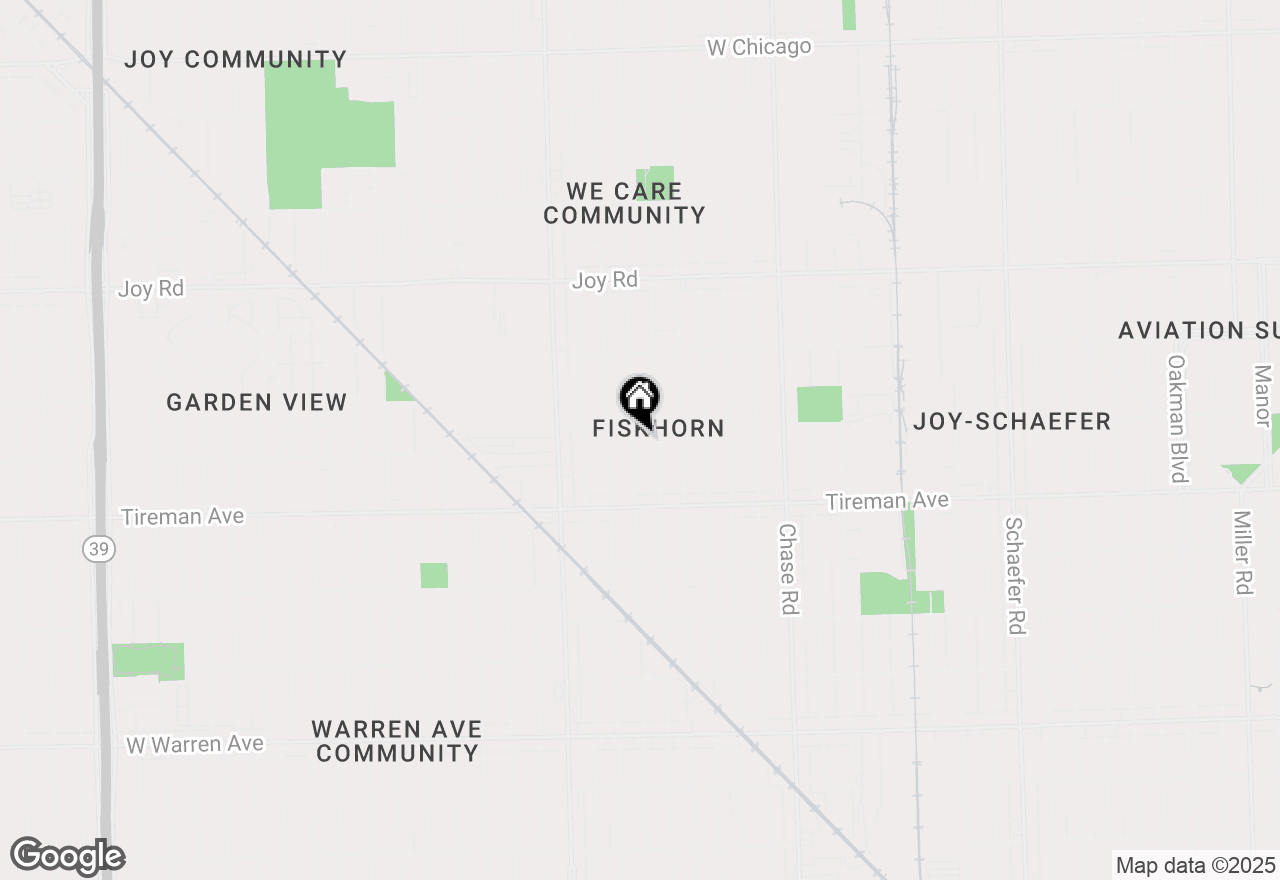 Map of 8144 Sussex Street, Detroit, MI 48228