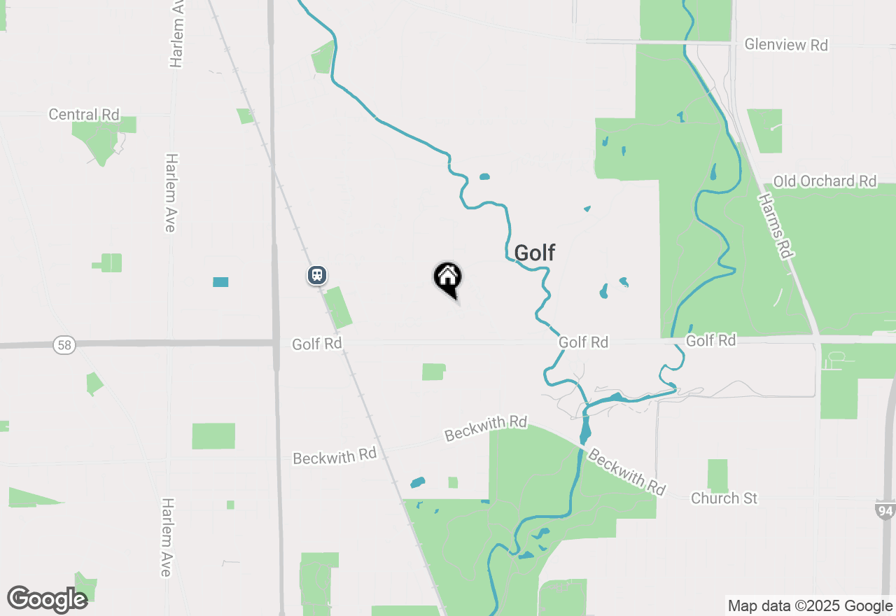 Map of 60 Park Lane, Golf, IL 60029