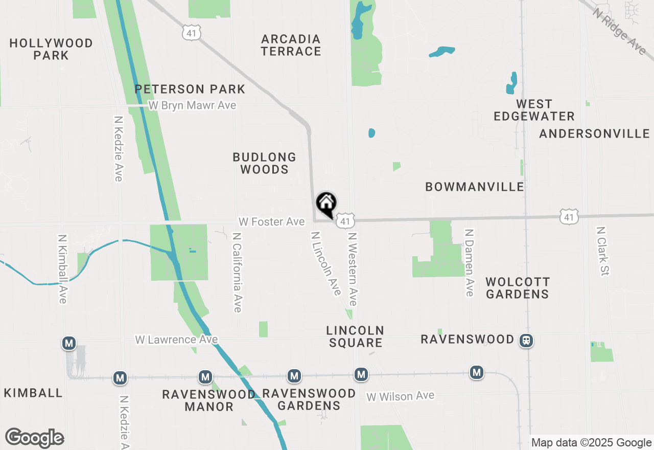 Map of 2455 W Foster Avenue #2, Chicago, IL 60625