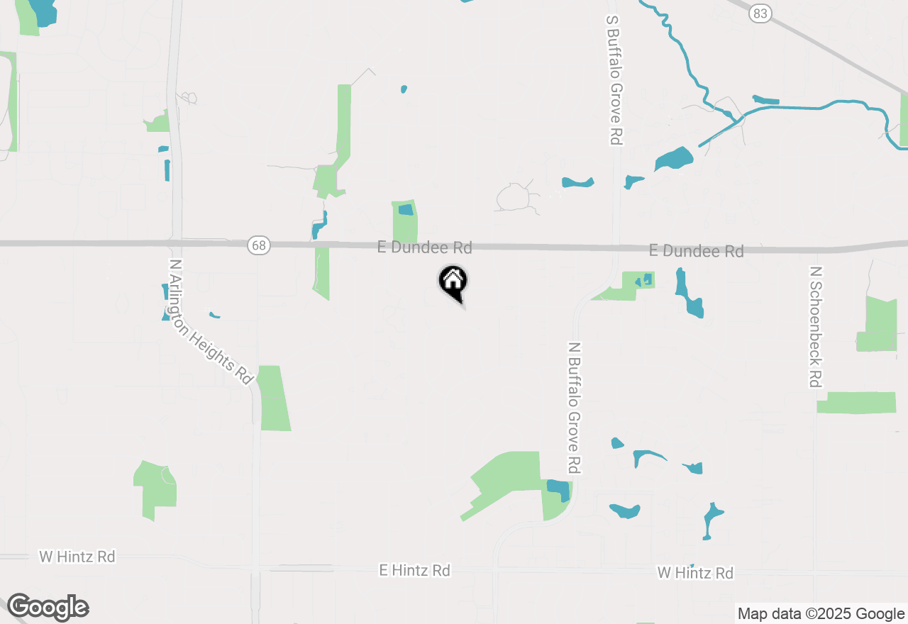 Map of 1037 Brentwood Circle #1037, Buffalo Grove, IL 60089