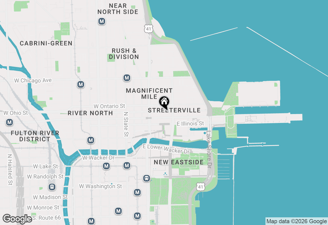 Map of 211 E Ohio Street #508, Chicago, IL 60611