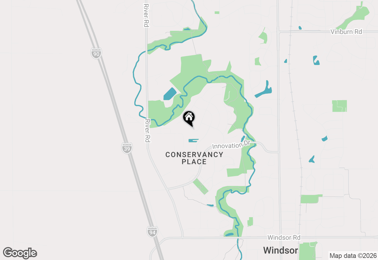 Map of 7689 Stonecrop Way, Deforest, WI 53532