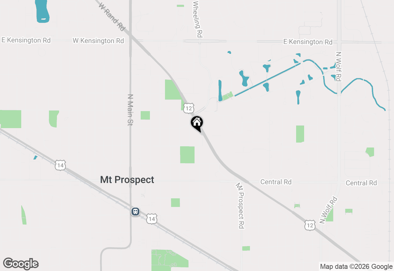 Map of 212 N Louis Street, Mount Prospect, IL 60056