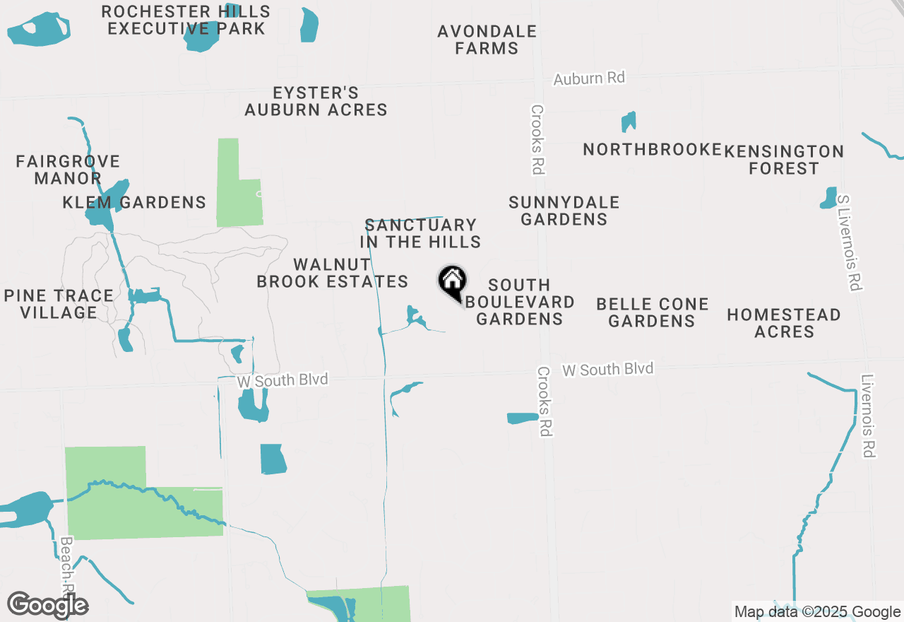 Map of 3845 Winding Brook Circle, Rochester Hills, MI 48309