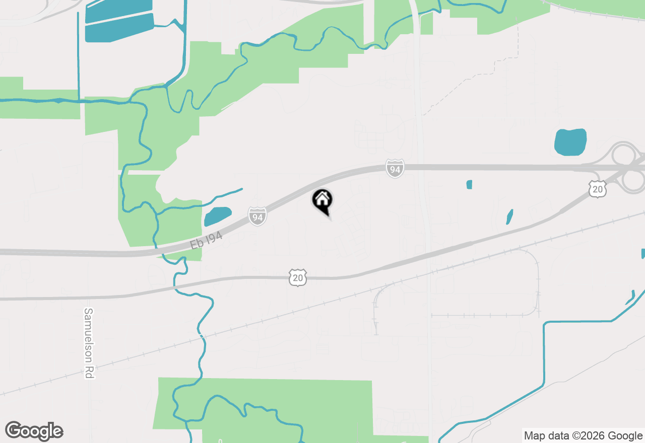 Map of 1180 Putman Place, Chesterton, IN 46304