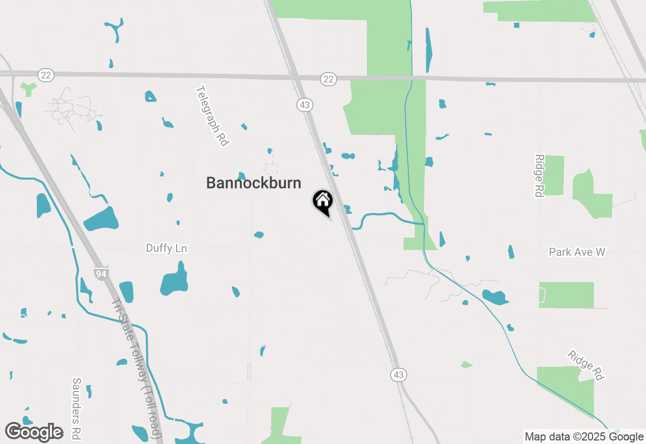 Map of 1200 Valley Road, Bannockburn, IL 60015