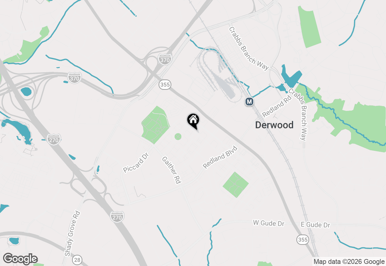 Map of 303 Garden View Square, Rockville, MD 20850