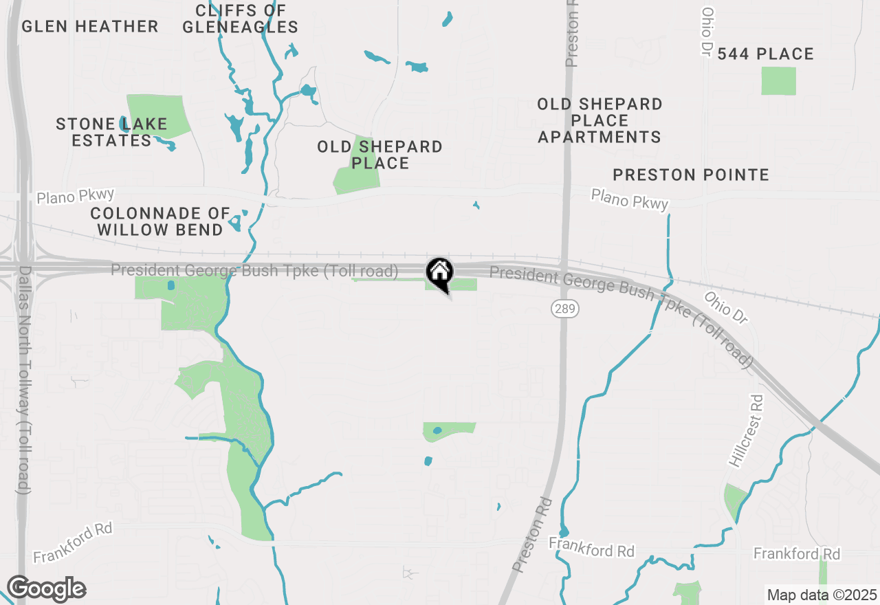 Map of 6028 Willow Wood Lane, Dallas, TX 75252