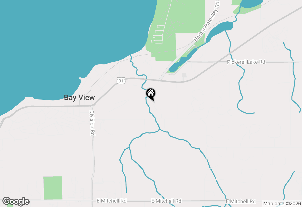 Map of 1145 Woodridge Drive, Petoskey, MI 49770