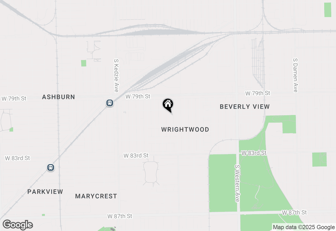 Map of 8020 S Mozart Street, Chicago, IL 60652