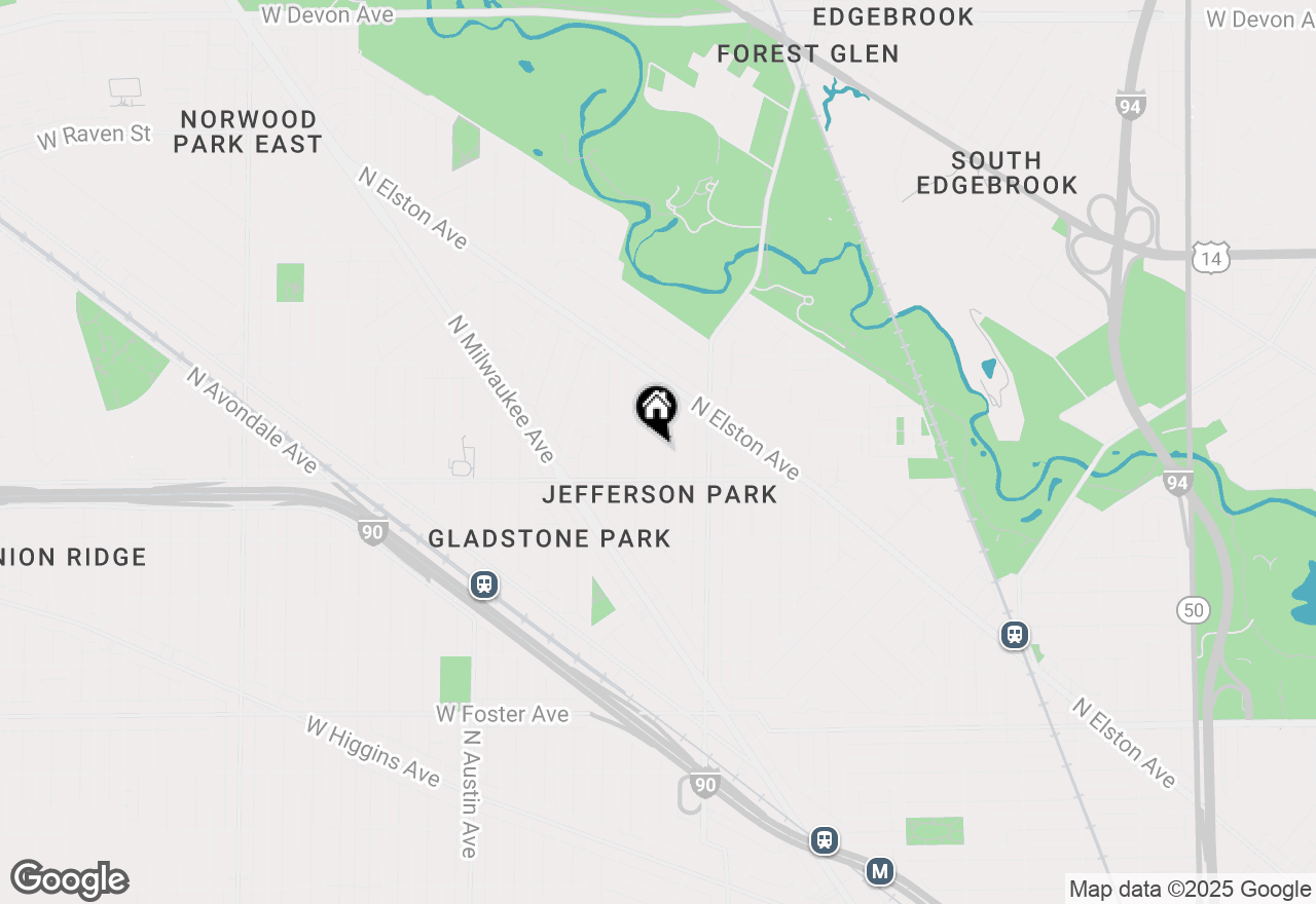 Map of 5629 N Major Avenue, Chicago, IL 60646