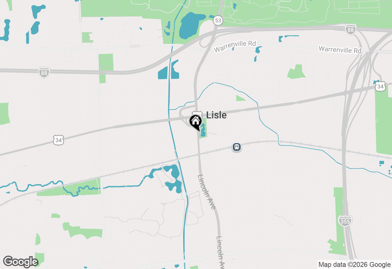 Map of 4720 Lincoln Avenue, Lisle, IL 60532