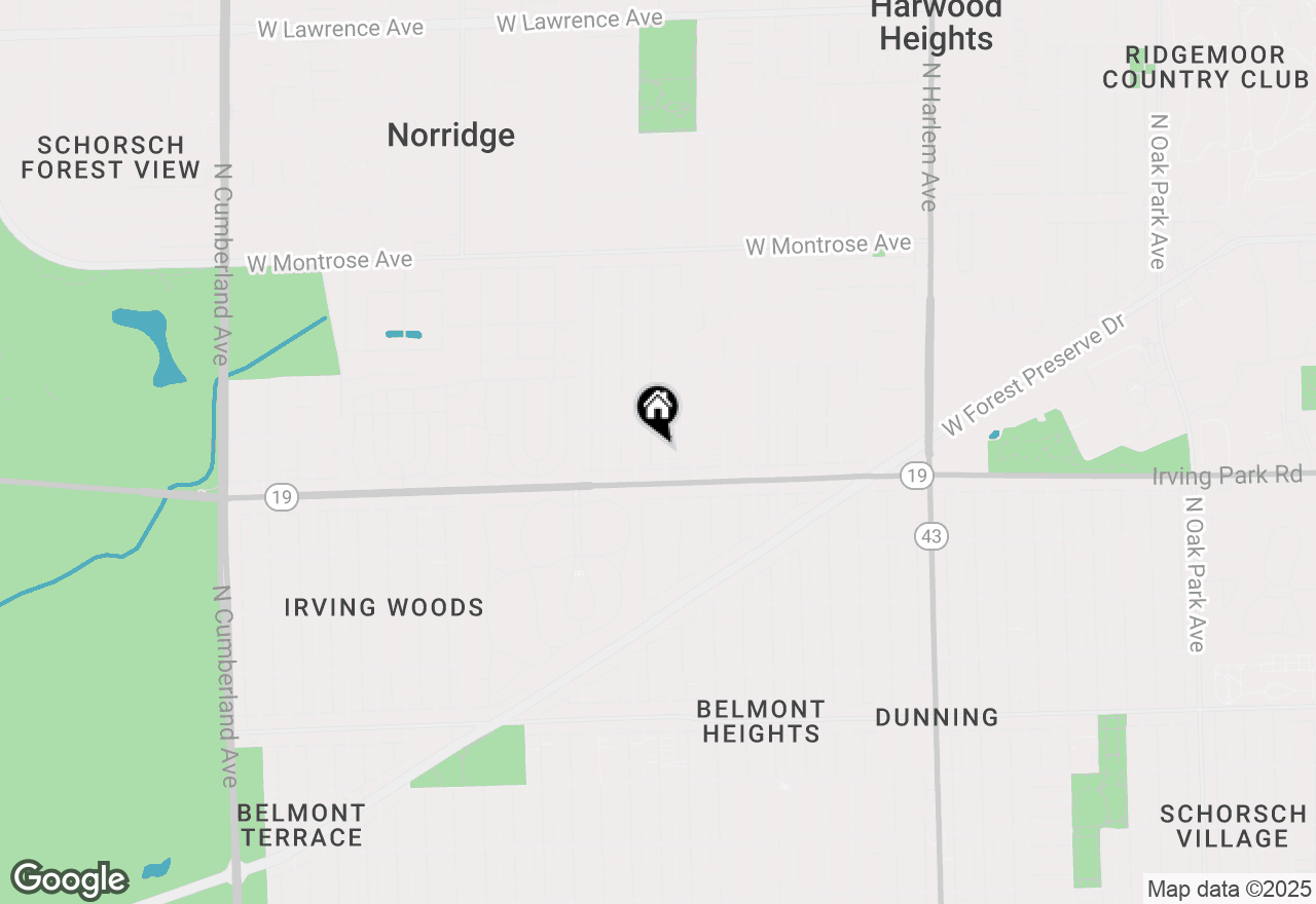Map of 4032 N Ottawa Avenue, Norridge, IL 60706