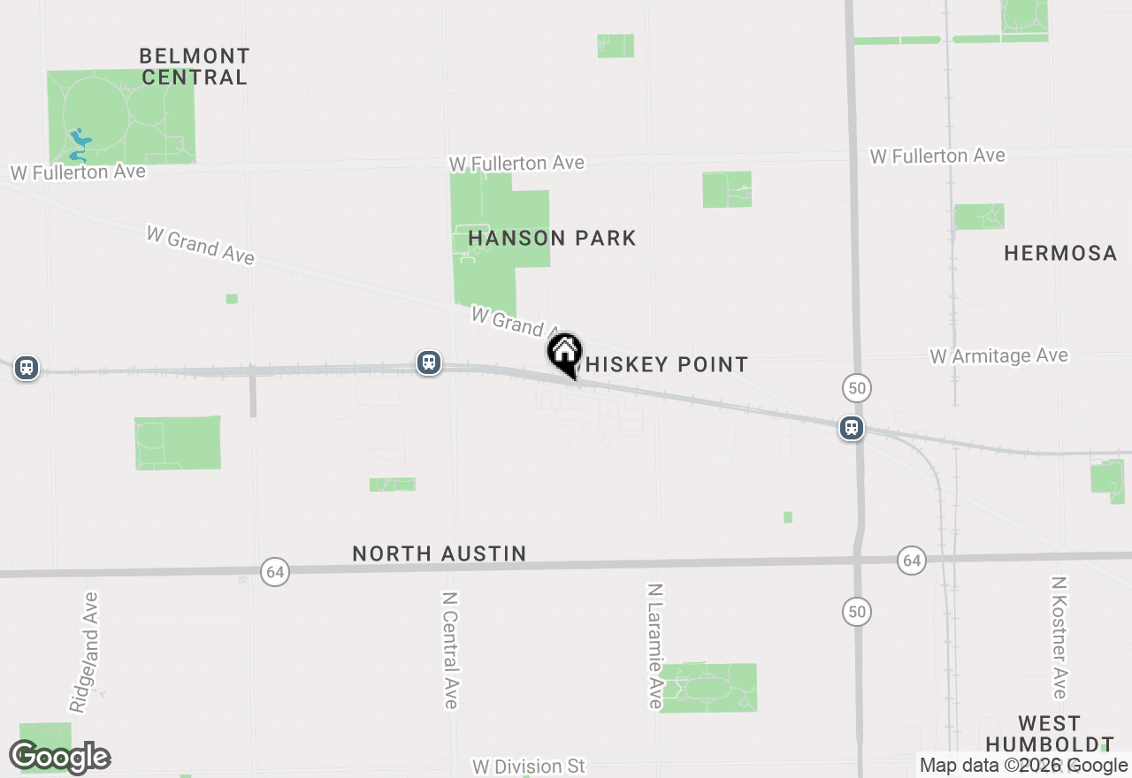 Map of 5350 W Hanson Avenue, Chicago, IL 60639