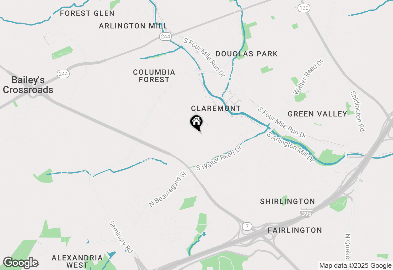 Map of 2209 S Culpeper Street, Arlington, VA 22206