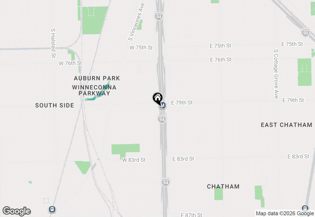 Map of 7920 S Lafayette Street, Chicago, IL 60620