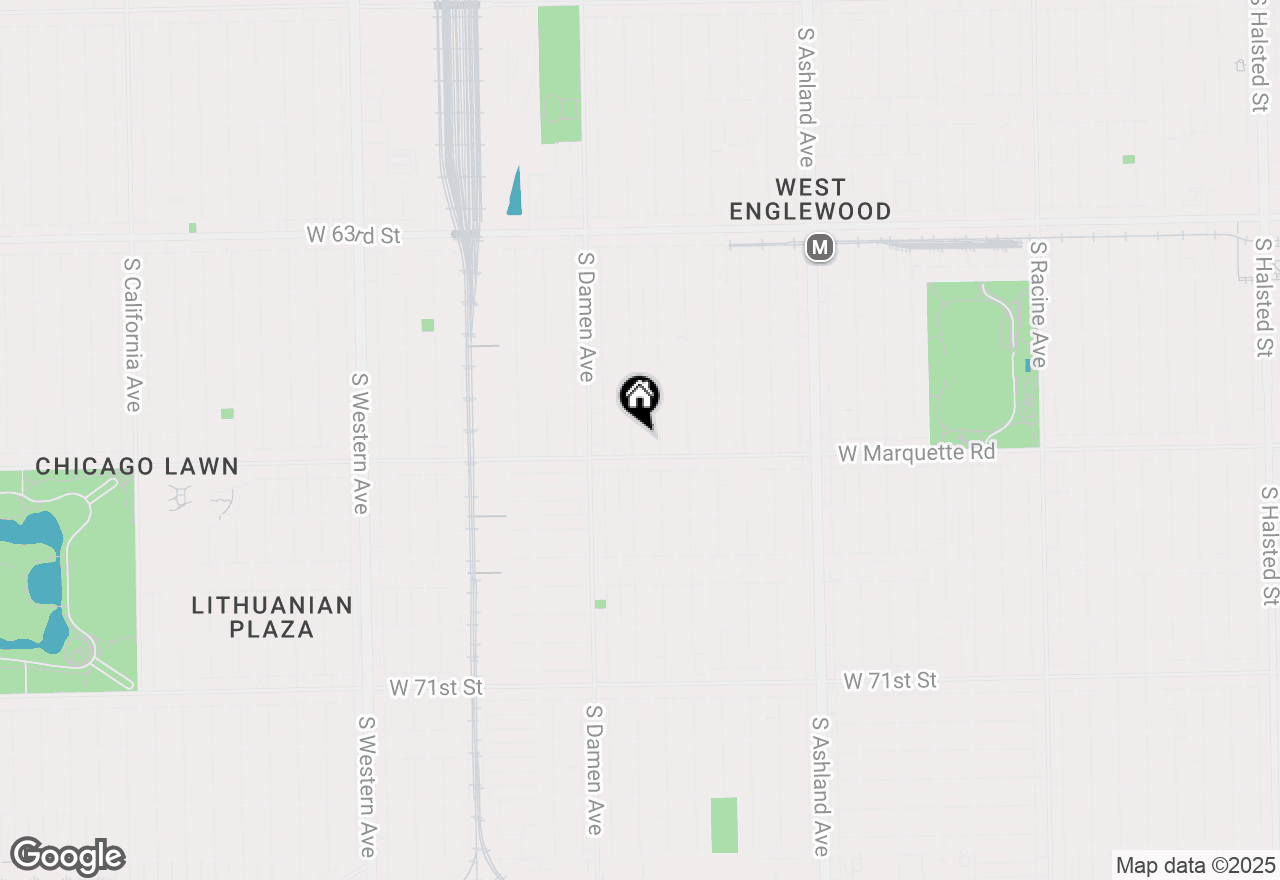 Map of 6642 S Wolcott Avenue, Chicago, IL 60636