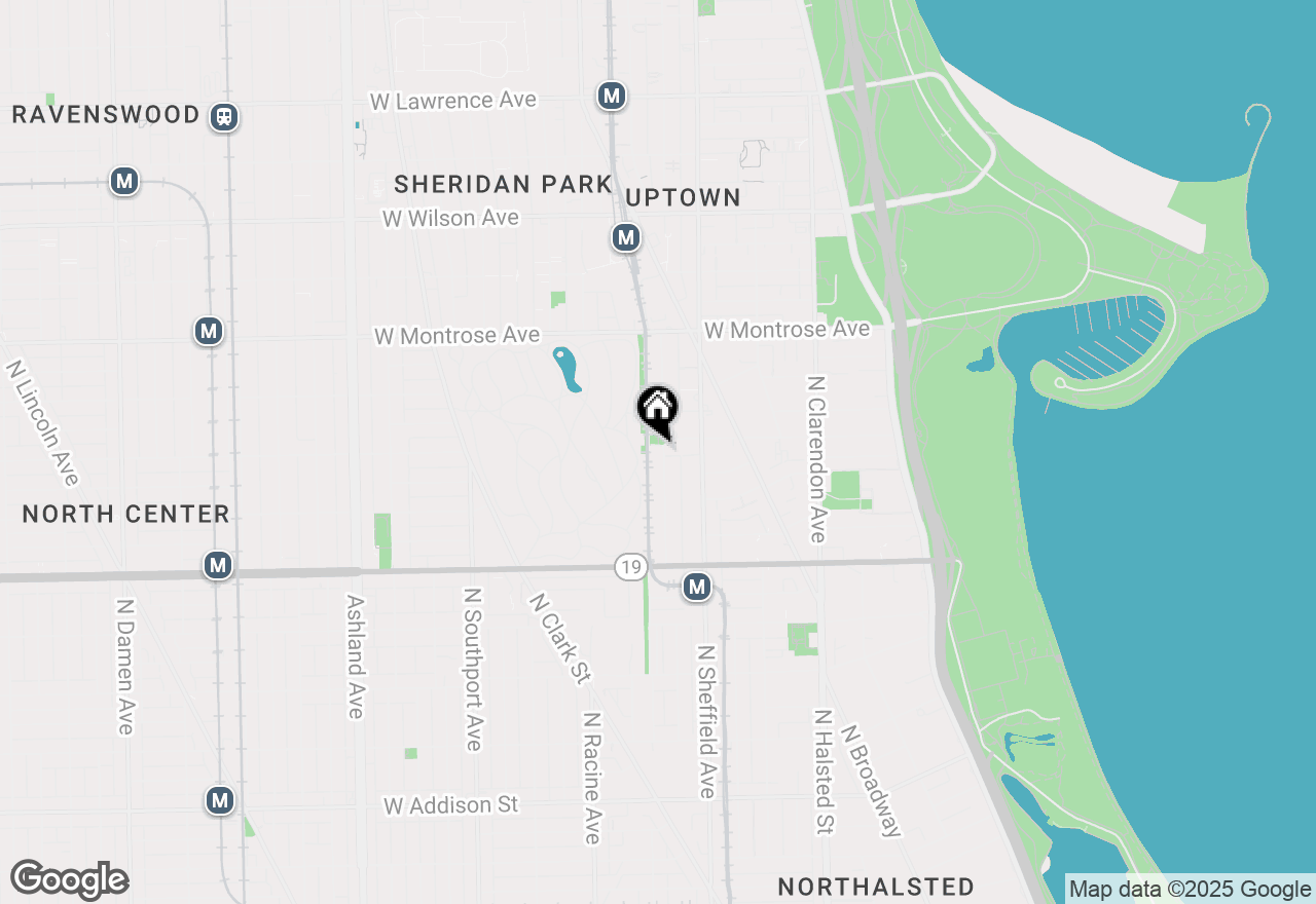 Map of 4150 N Kenmore Avenue #401, Chicago, IL 60613