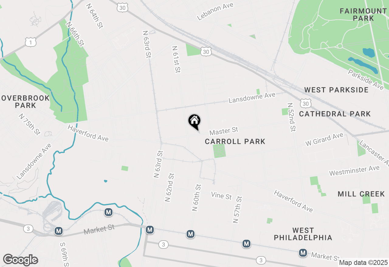 Map of 6017 Master Street, Philadelphia, PA 19151