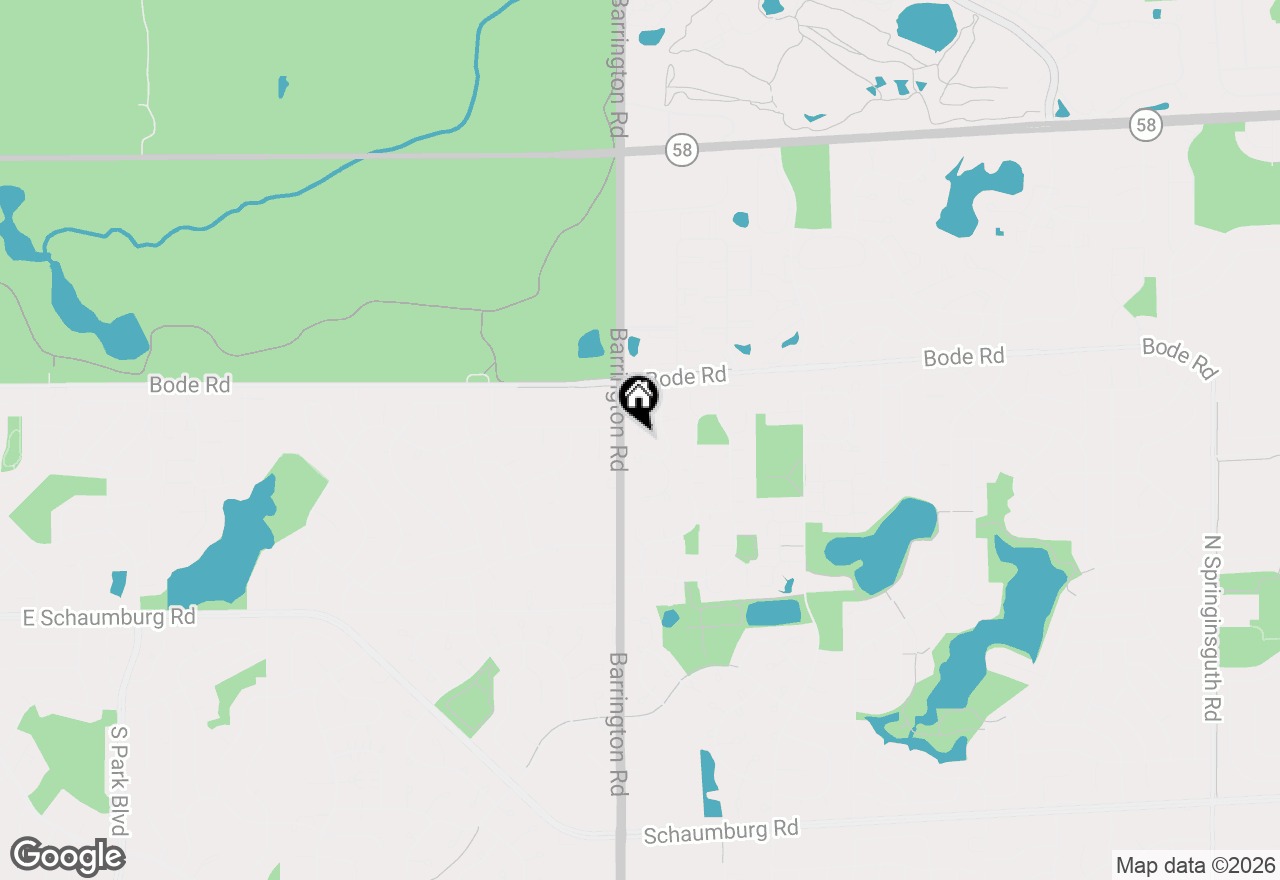 Map of 62 Winding Run Lane #62, Streamwood, IL 60107