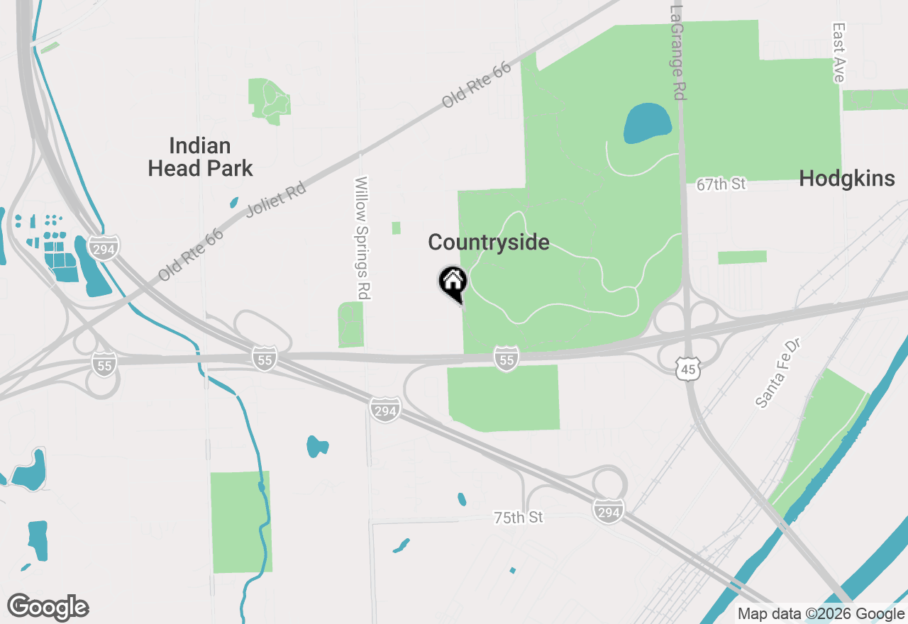 Map of 7001 Sunset Avenue, Countryside, IL 60525