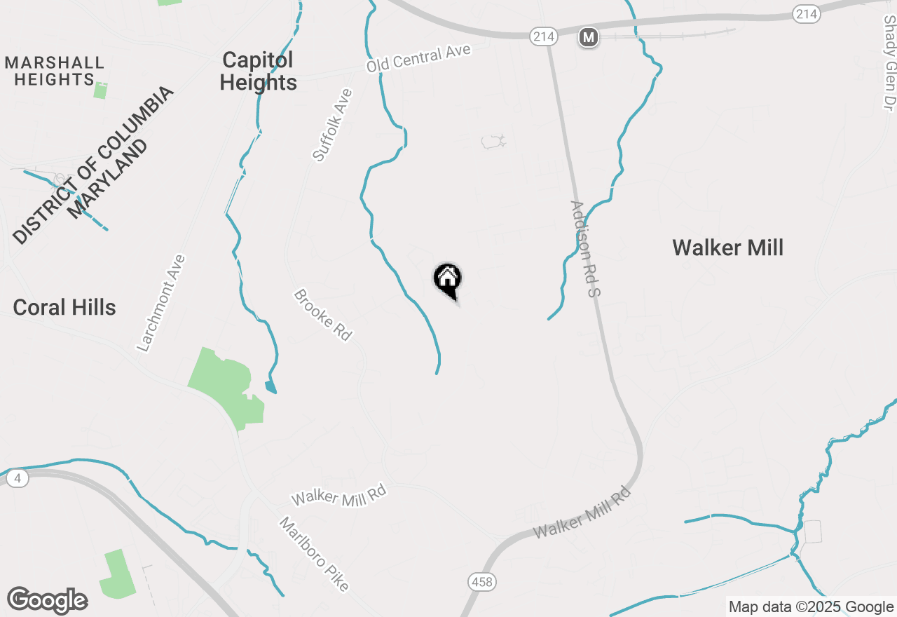 Map of 1107 Castlehaven Court, Capitol Heights, MD 20743