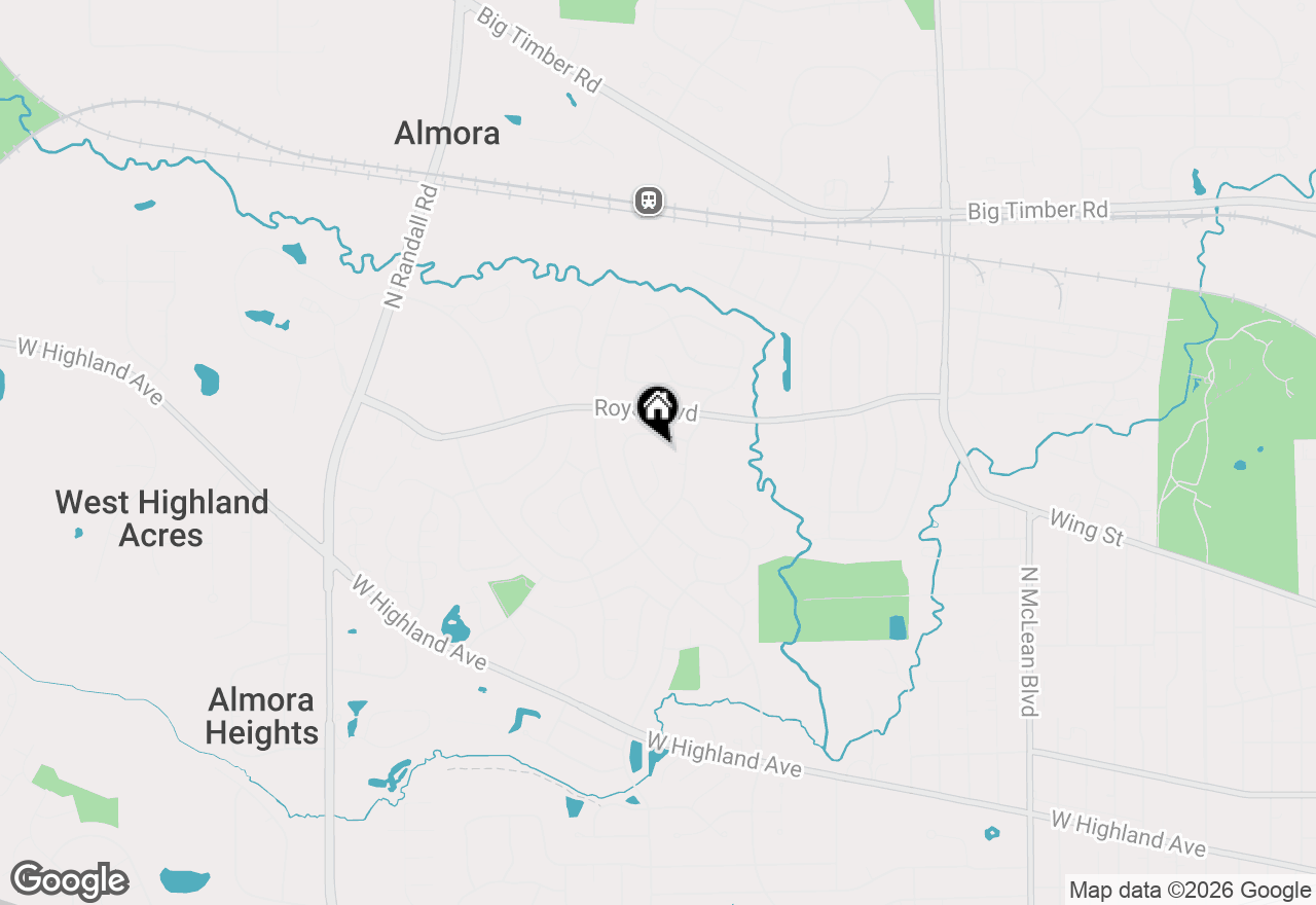 Map of 677 Sacramento Court, Elgin, IL 60123