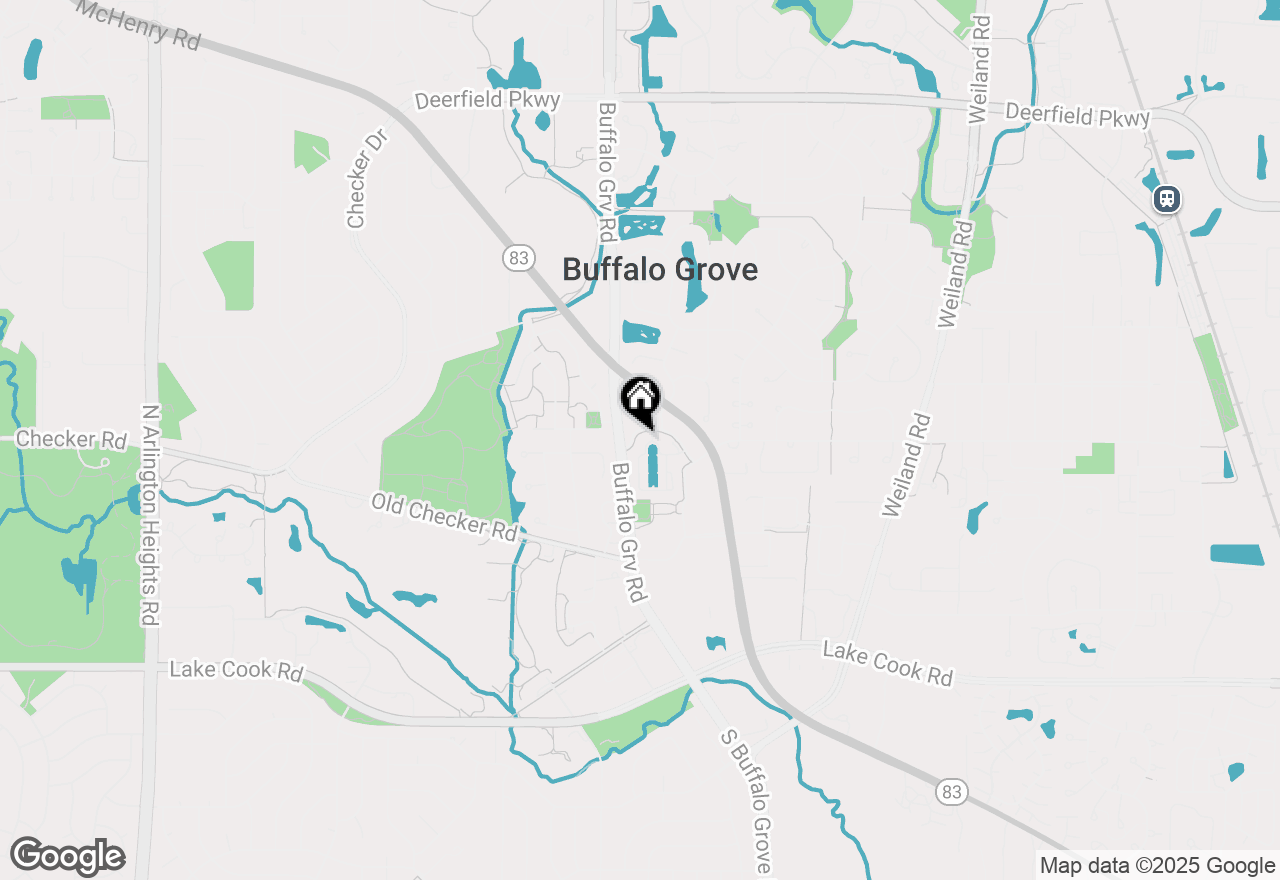 Map of 451 Town Place Circle #308, Buffalo Grove, IL 60089