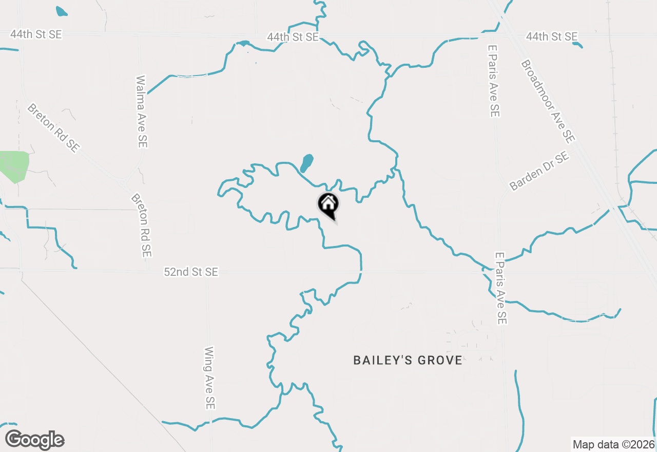 Map of 3474 Breezewood Court Se, Kentwood, MI 49512