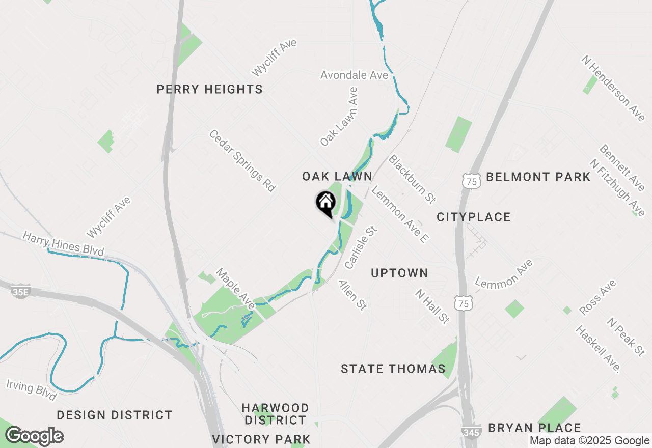 Map of 3225 Turtle Creek Boulevard #828, Dallas, TX 75219