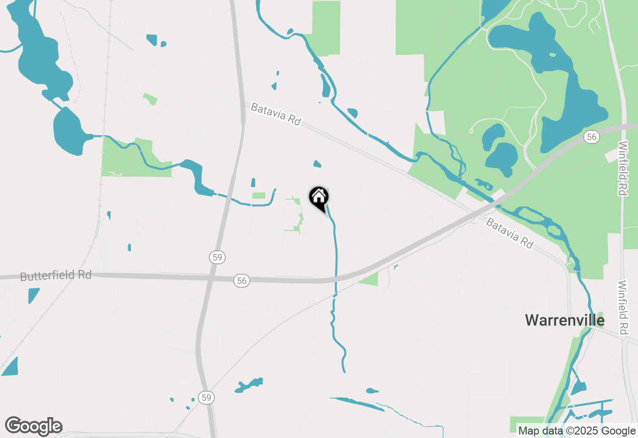 Map of 3S148 Briarwood Drive, Warrenville, IL 60555