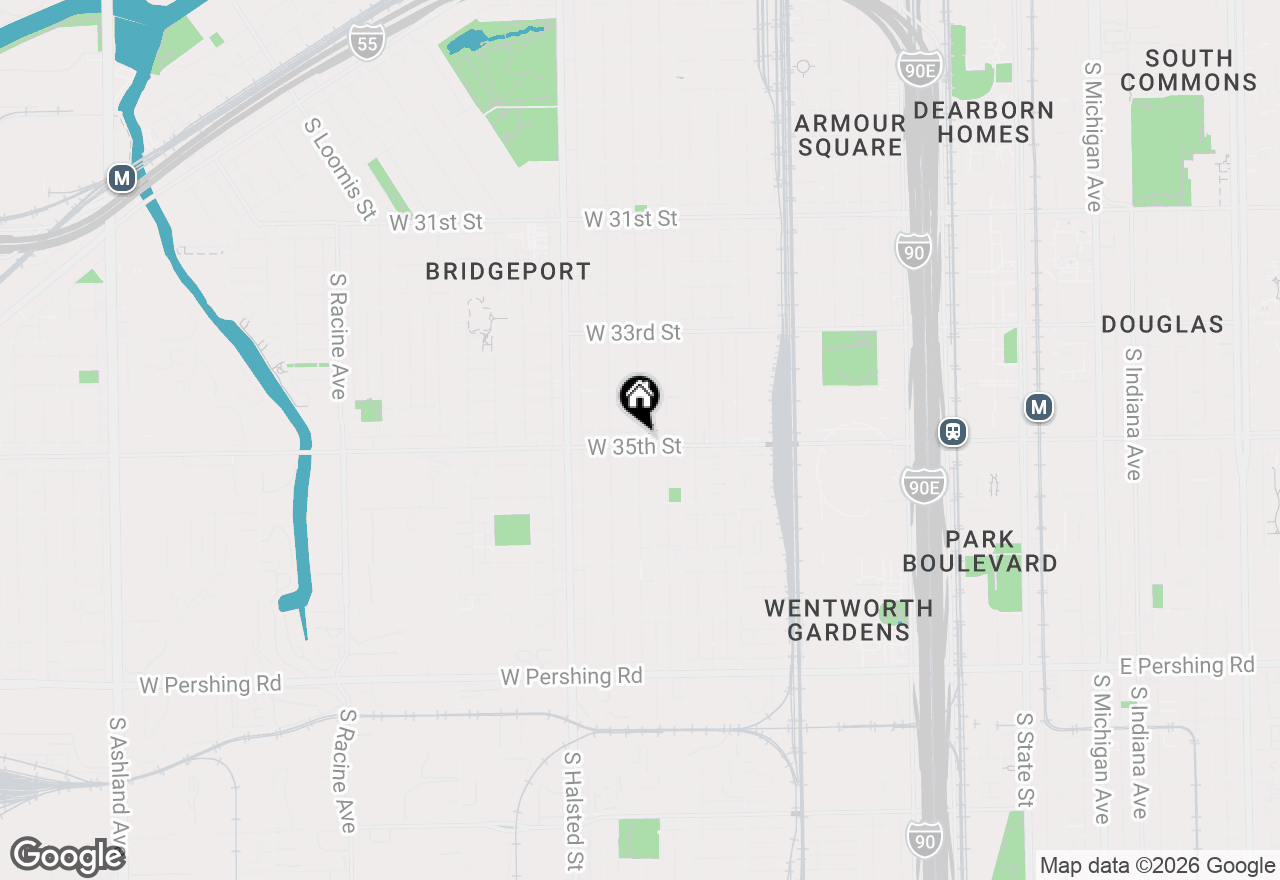 Map of 642 W 35th Street, Chicago, IL 60616