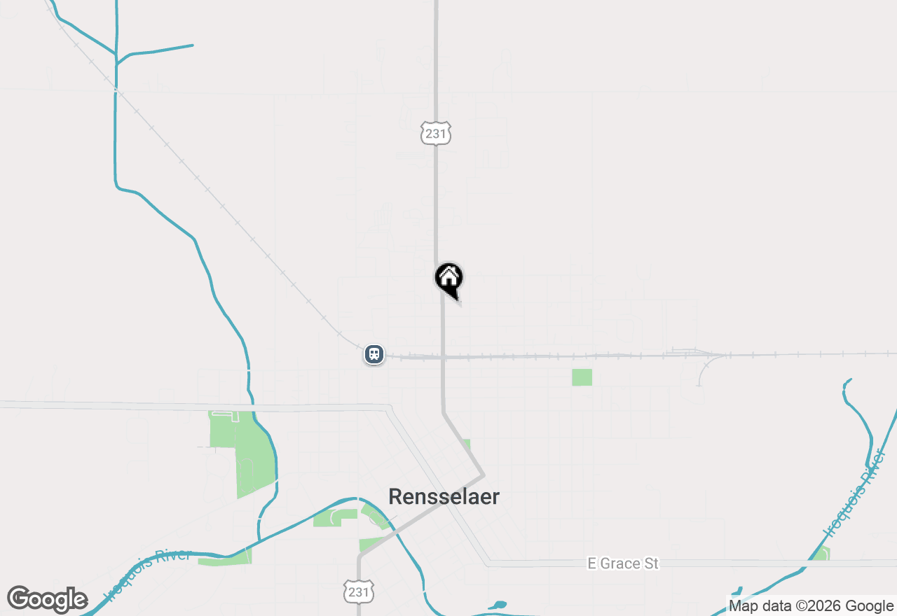 Map of 1015 N Mckinley Avenue, Rensselaer, IN 47978