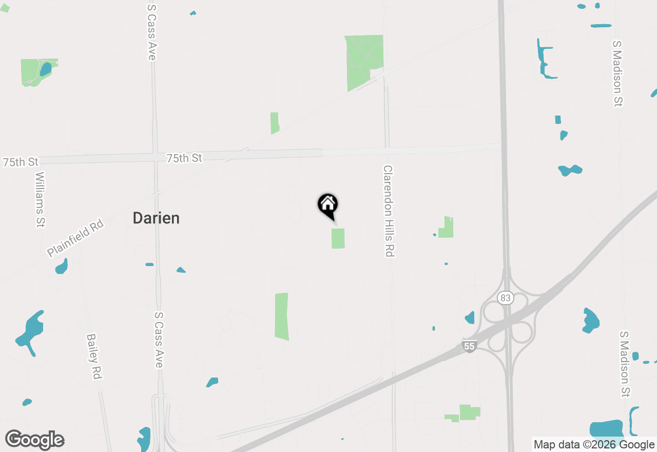 Map of 7725 Sawyer Road, Darien, IL 60561