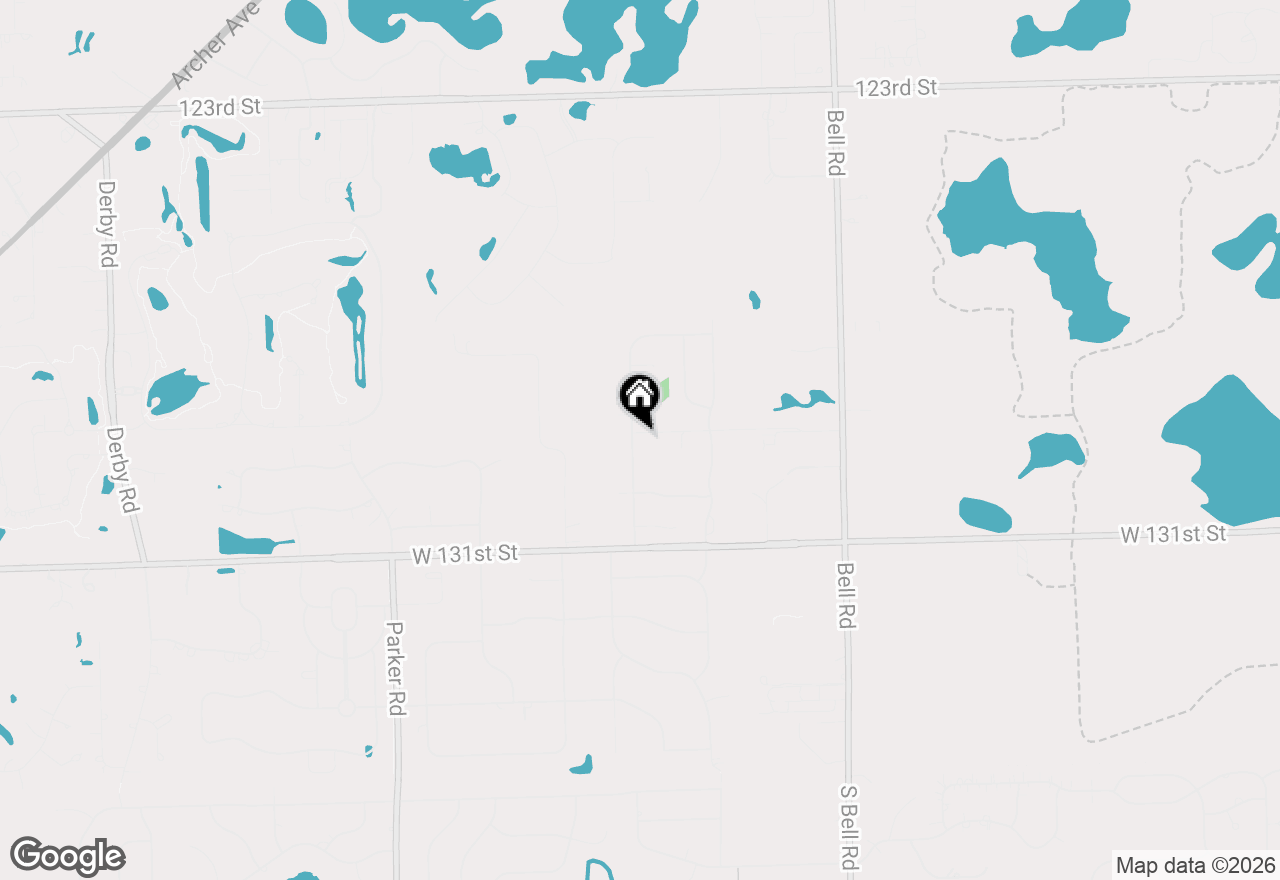 Map of 12903 Waterford Drive, Lemont, IL 60439