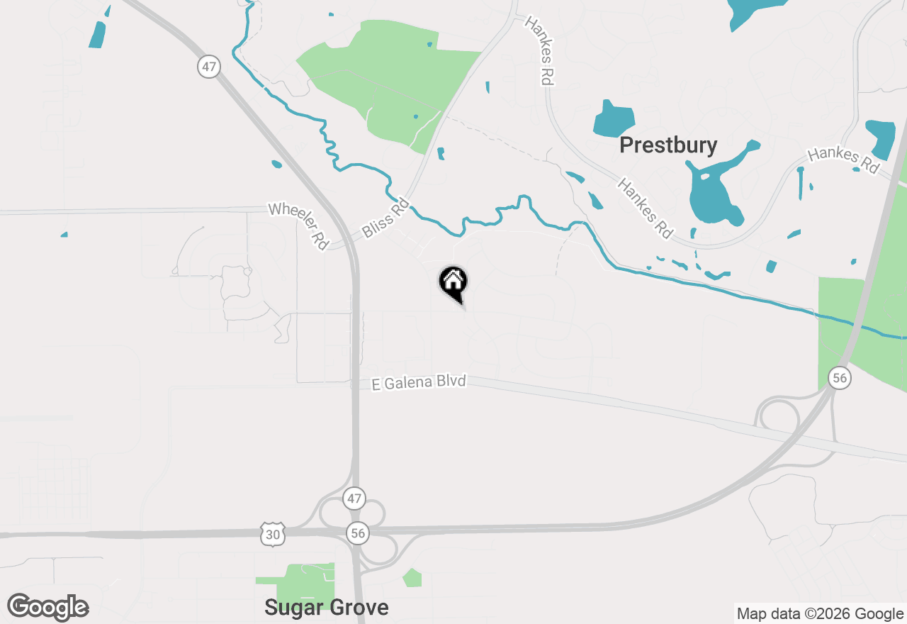 Map of 165 E Park Avenue #A, Sugar Grove, IL 60554