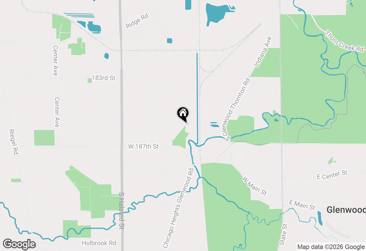 Map of 313 N Park Drive, Glenwood, IL 60425