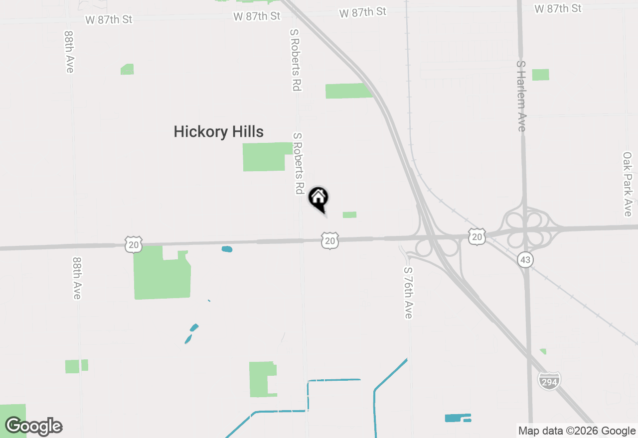 Map of 9409 S 79th Court #2N, Hickory Hills, IL 60457