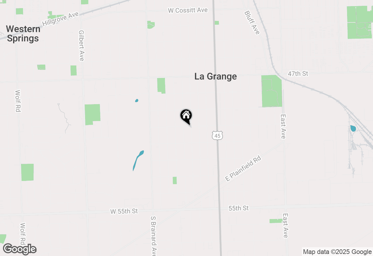 Map of 801 S Kensington Avenue, La Grange, IL 60525