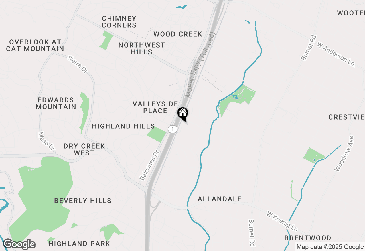 Map of 3114 Hunt Trl #A, Austin, TX 78757