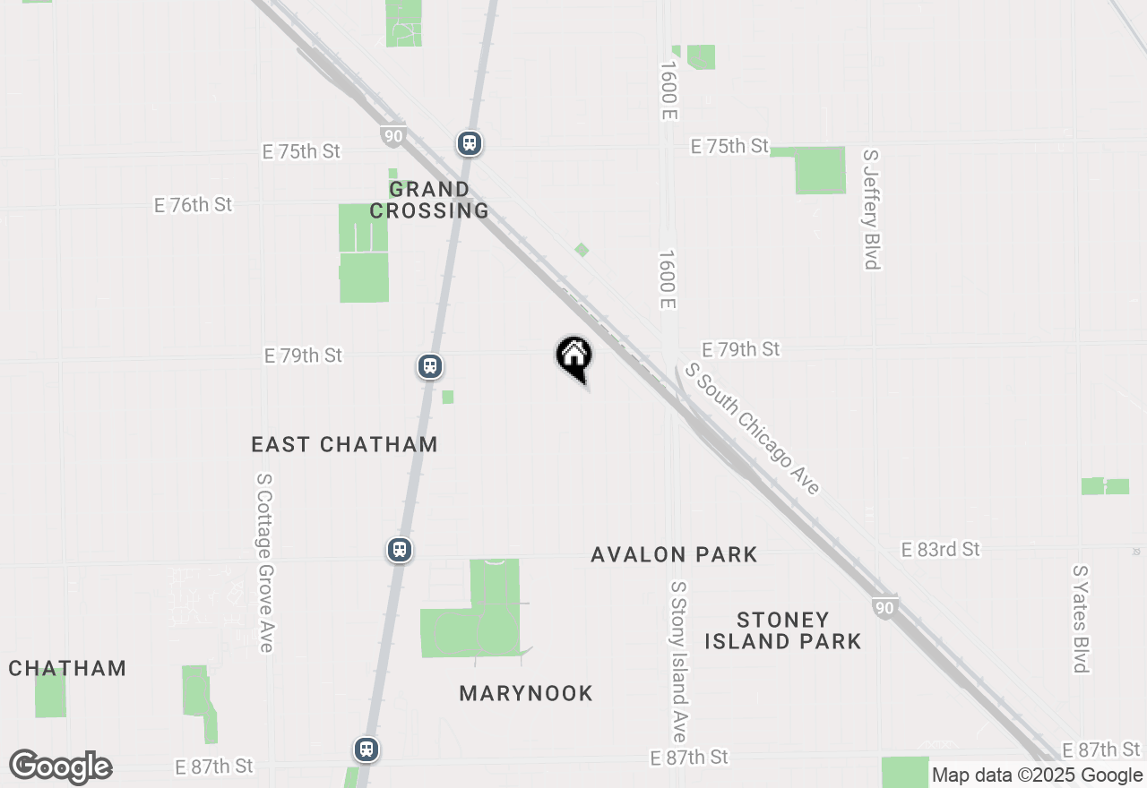 Map of 7949 S Dorchester Avenue, Chicago, IL 60619