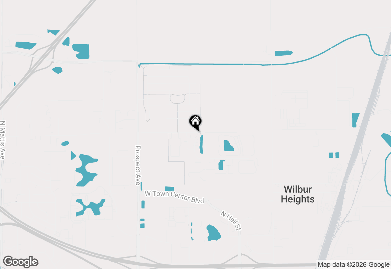 Map of 2748 J T Coffman Drive, Champaign, IL 61822