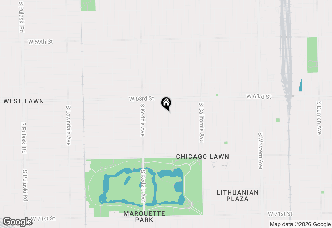 Map of 6401 S Whipple Street, Chicago, IL 60629
