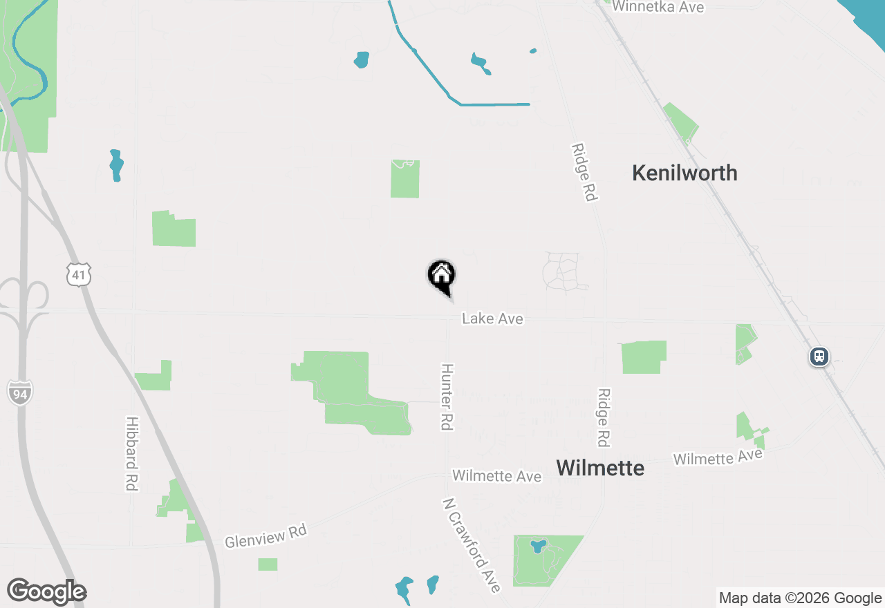 Map of 914 Cherokee Road, Wilmette, IL 60091
