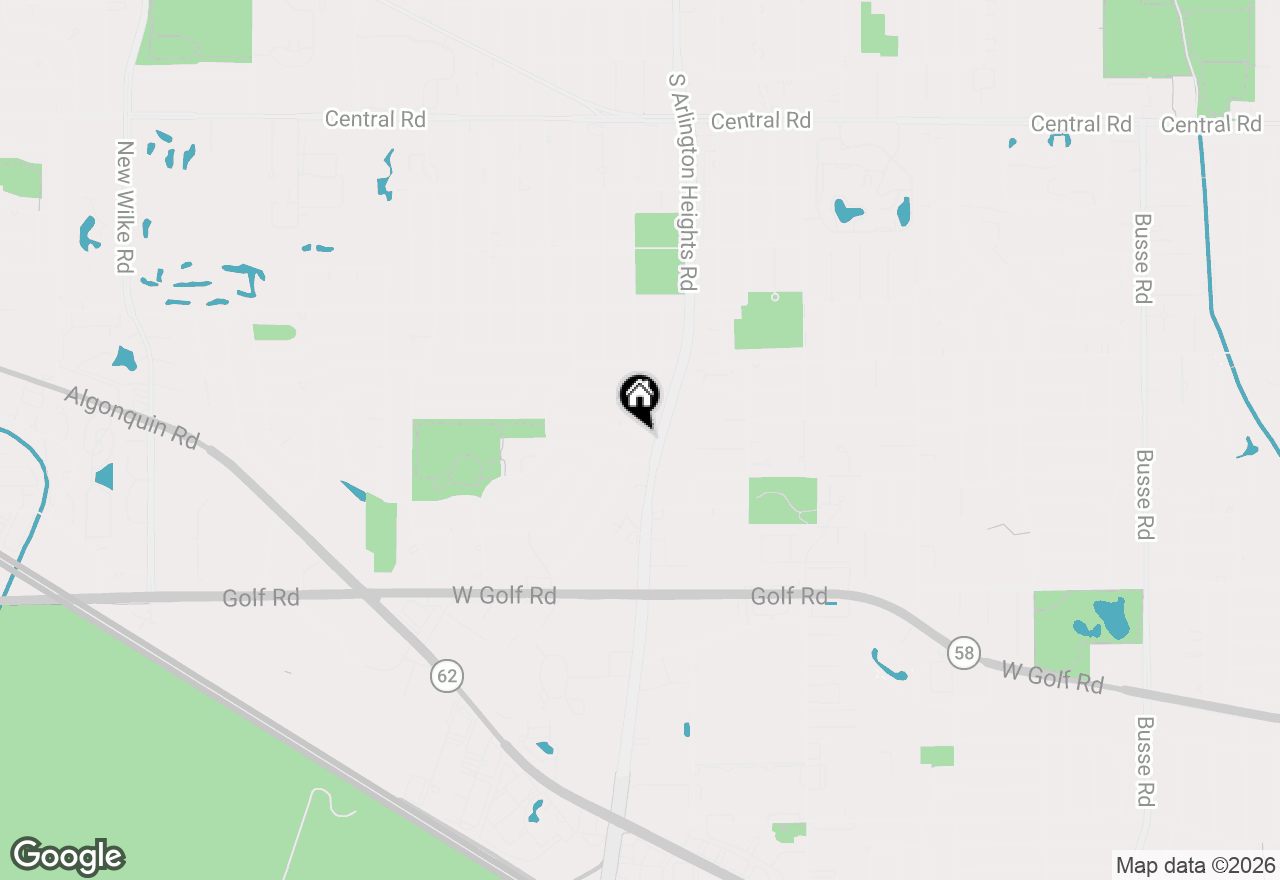 Map of 5 E Emerson Street, Arlington Heights, IL 60005