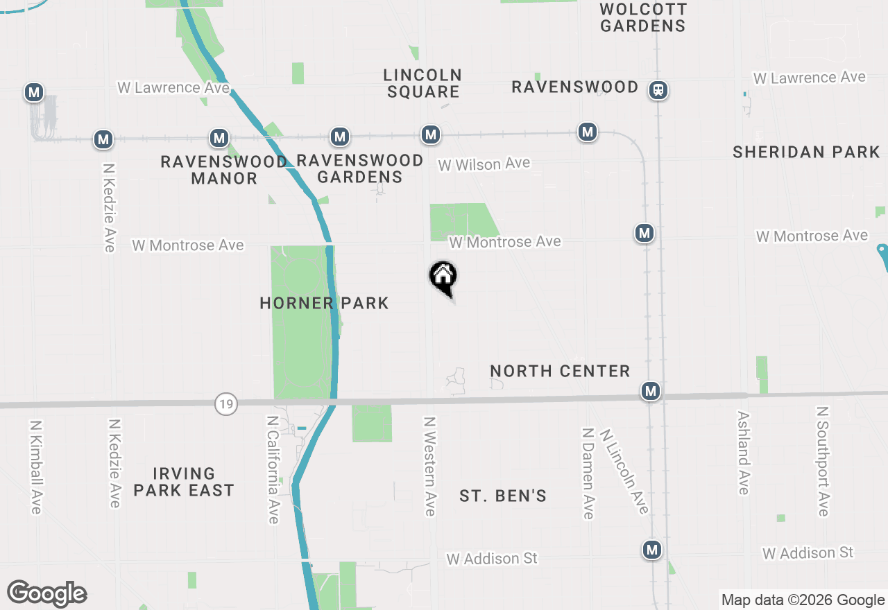 Map of 4222 N Claremont Avenue, Chicago, IL 60618