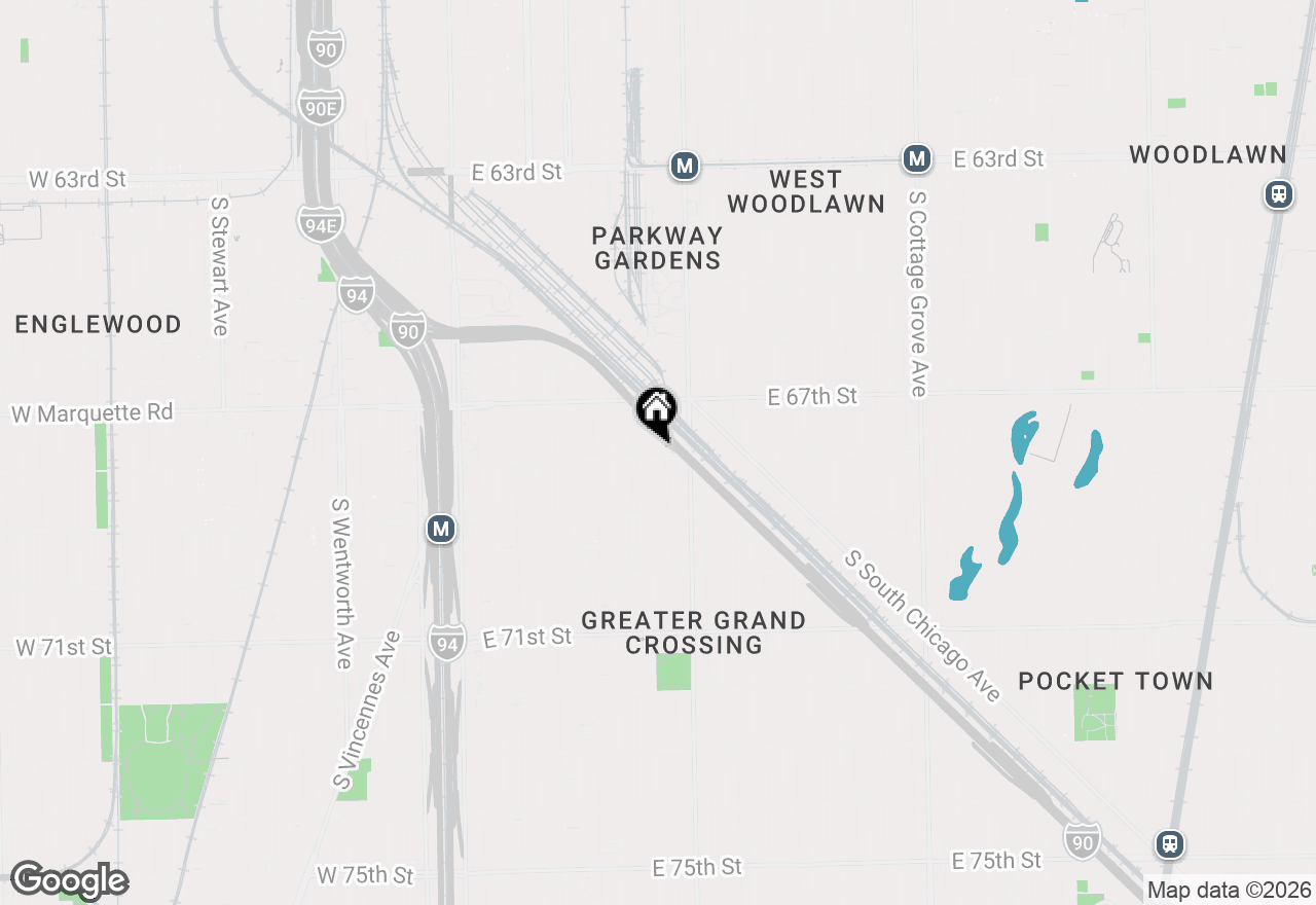 Map of 6759 S Calumet Avenue, Chicago, IL 60637